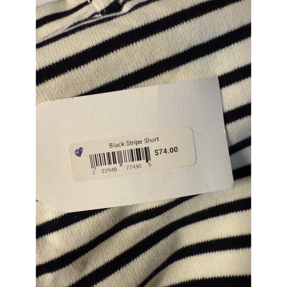 english factory high waist white black stripe short size xs - Picture 5 of 7